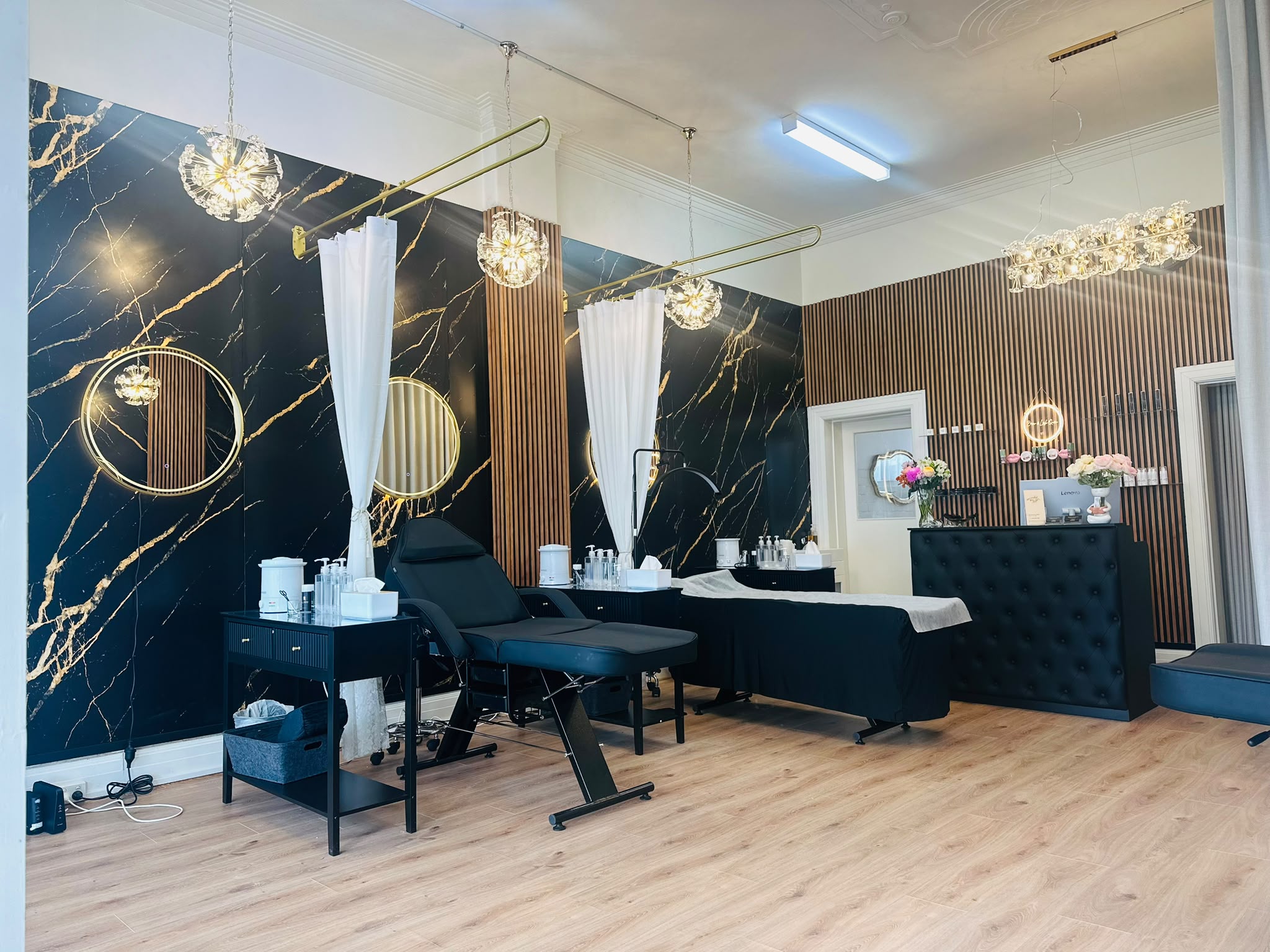 Inside the Brow & Lash Queen studio on Hampton Street